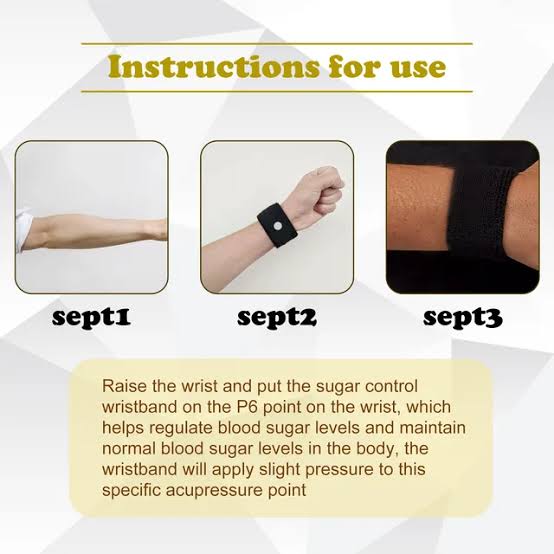 Acupressure Band, Acupressure Wristband for Nausea, Anti Nausea ,Sleep disorder, Blood pressure, Sugar control, Migraine pain relief, Vomiting, Seasickness, Morning Sickness, Car Sickness Control Wristband for Everyone (Buy1GET1Free ) 40%Off on (2 Pcs)